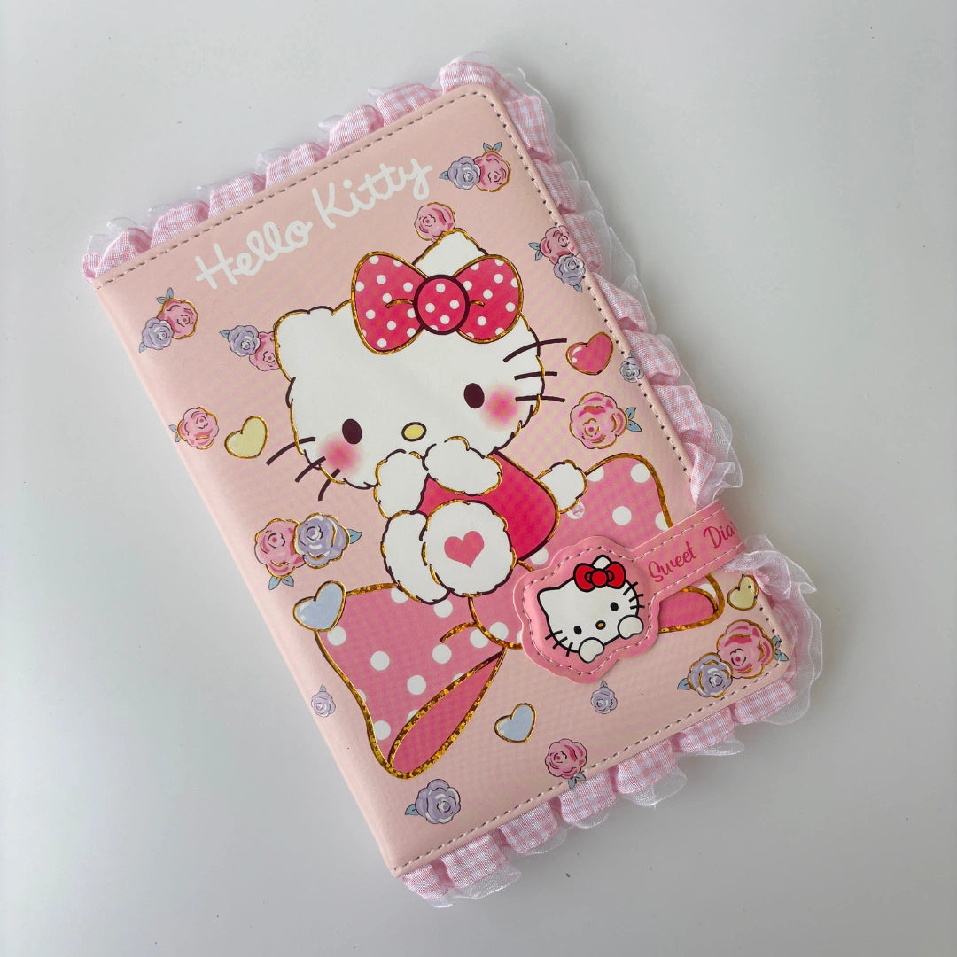 Hello Kitty Frill Lock Diary – Cute Planner & Tracker