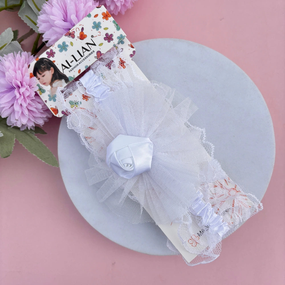 Lacebud Rose New Born Baby Headband