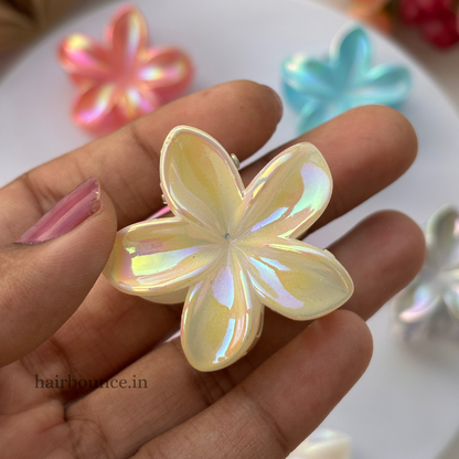 Colourful Shinny Lilly Hair Claw - Small