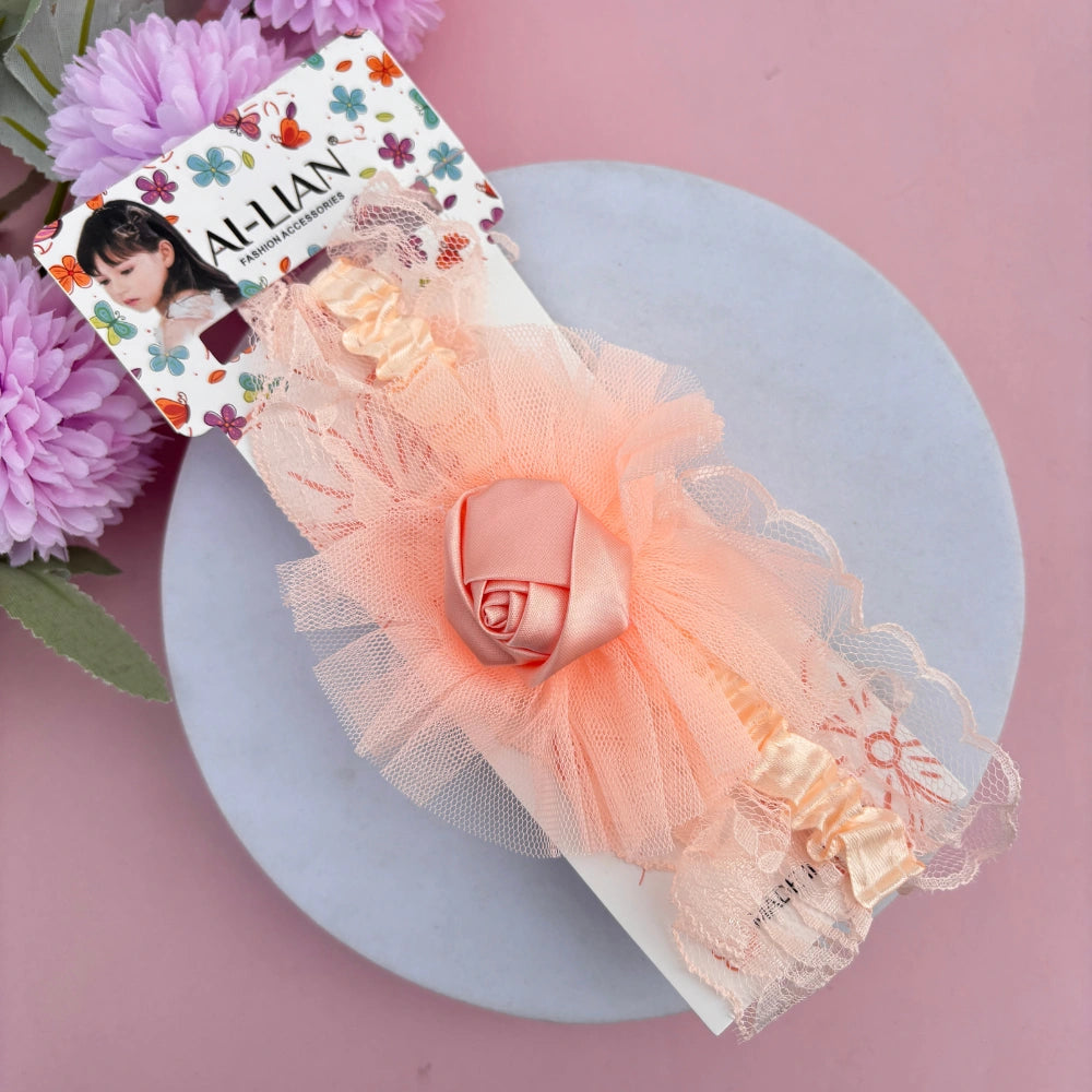 Lacebud Rose New Born Baby Headband