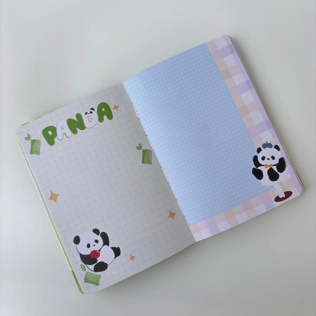 Cute Panda Journal Diary – Kids Edition