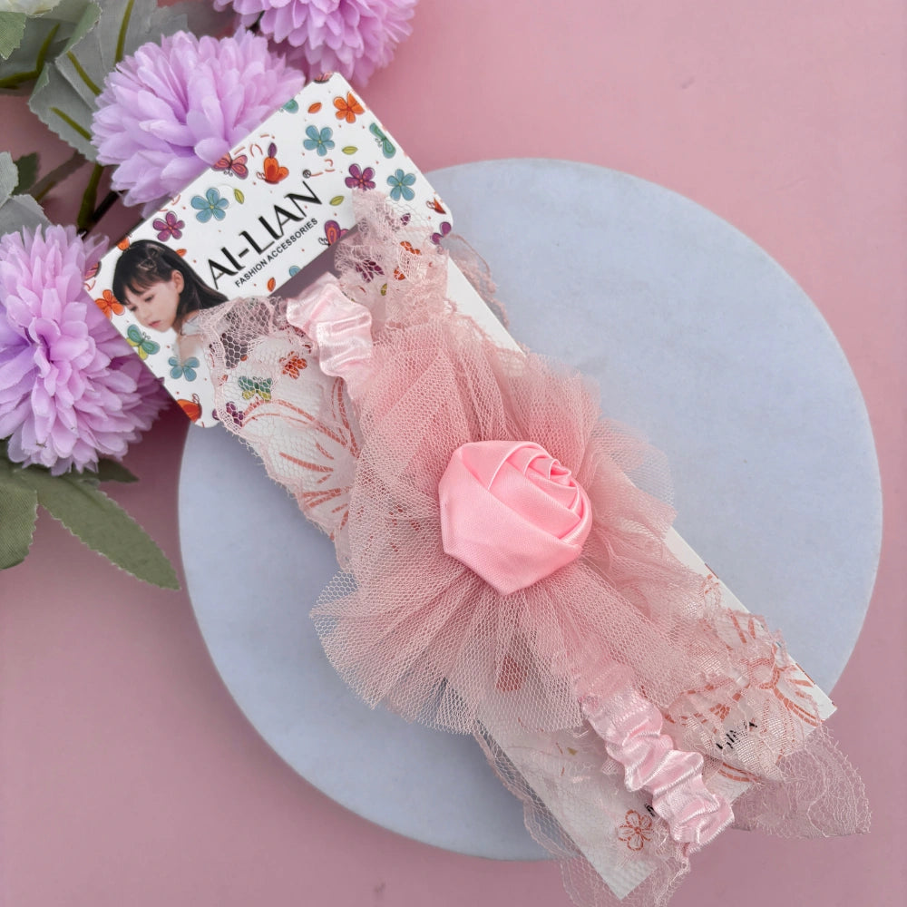 Lacebud Rose New Born Baby Headband