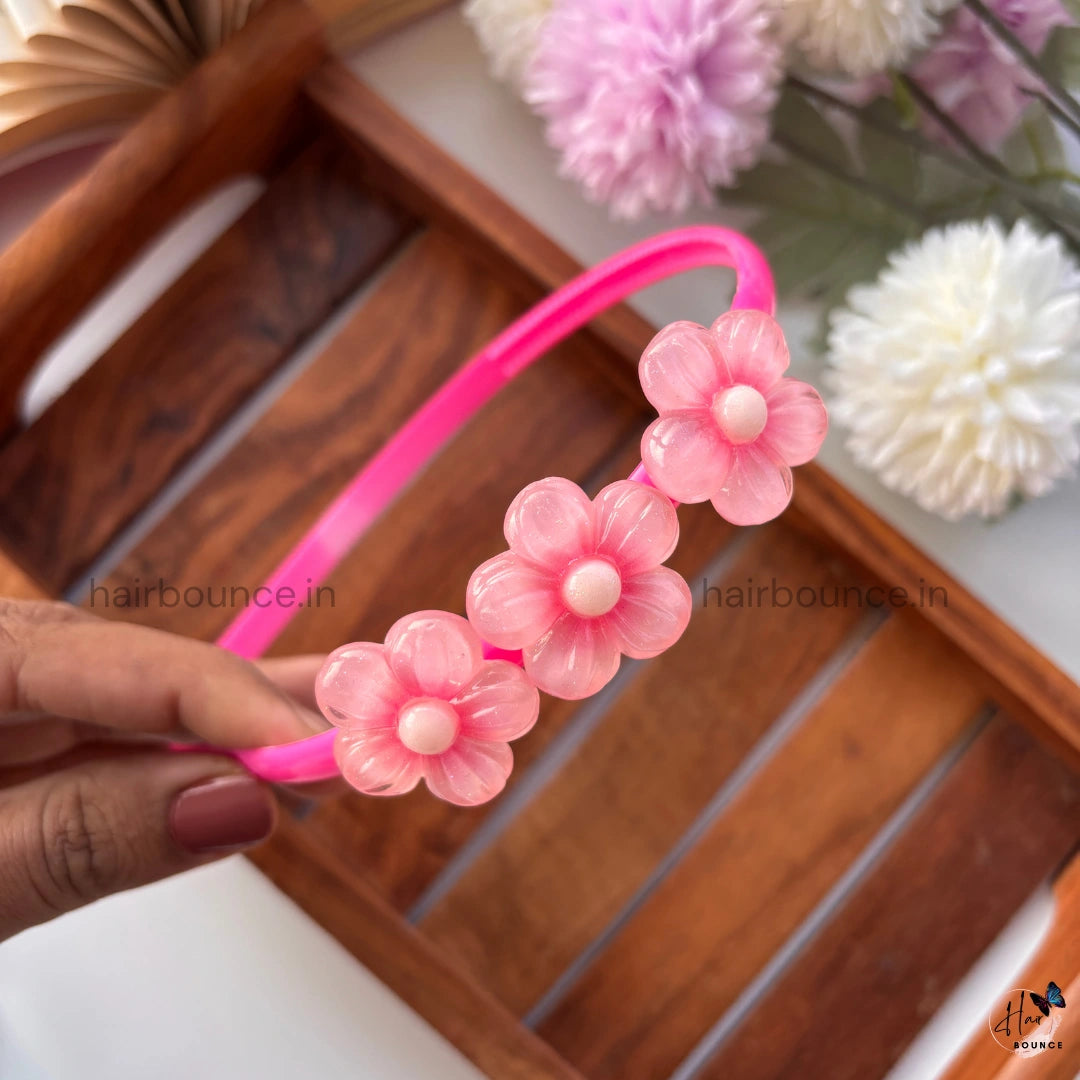 Daisy Pearl Floral Headband