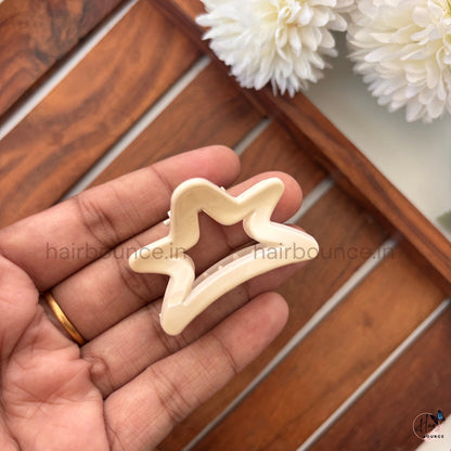 Pastel Star Hair Claw – Small