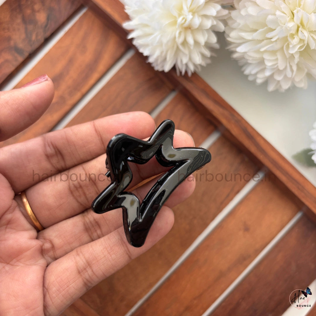 Pastel Star Hair Claw – Small
