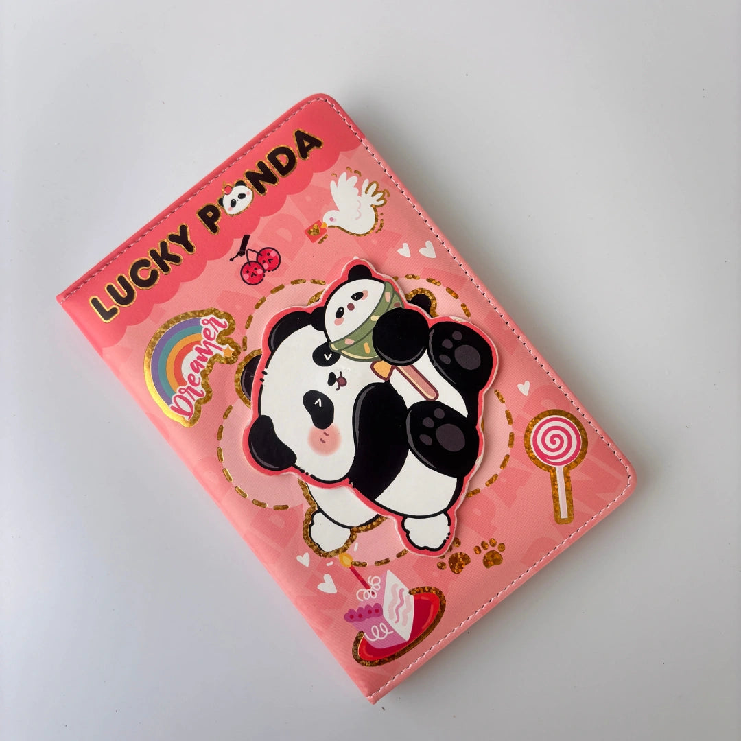 Cute Panda Journal Diary – Kids Edition