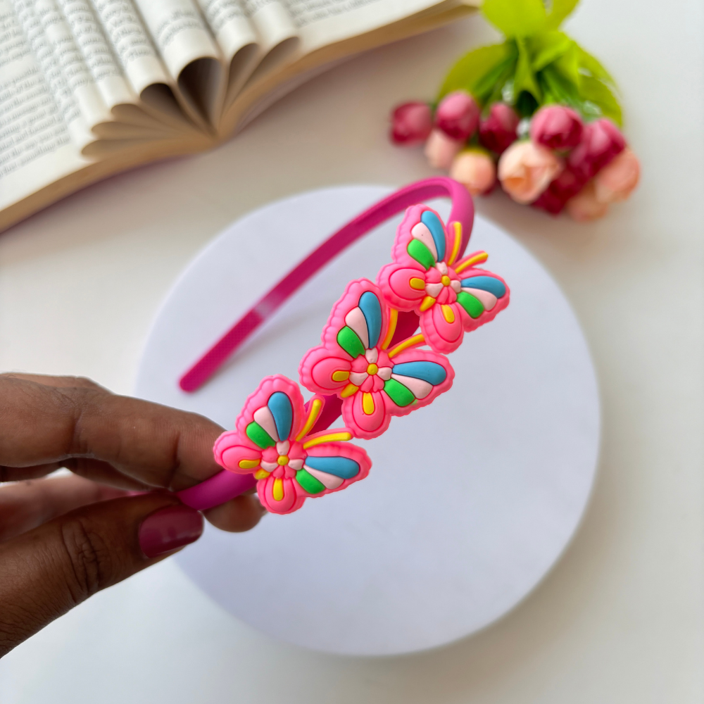 Lovely Triple Butterfly Headband