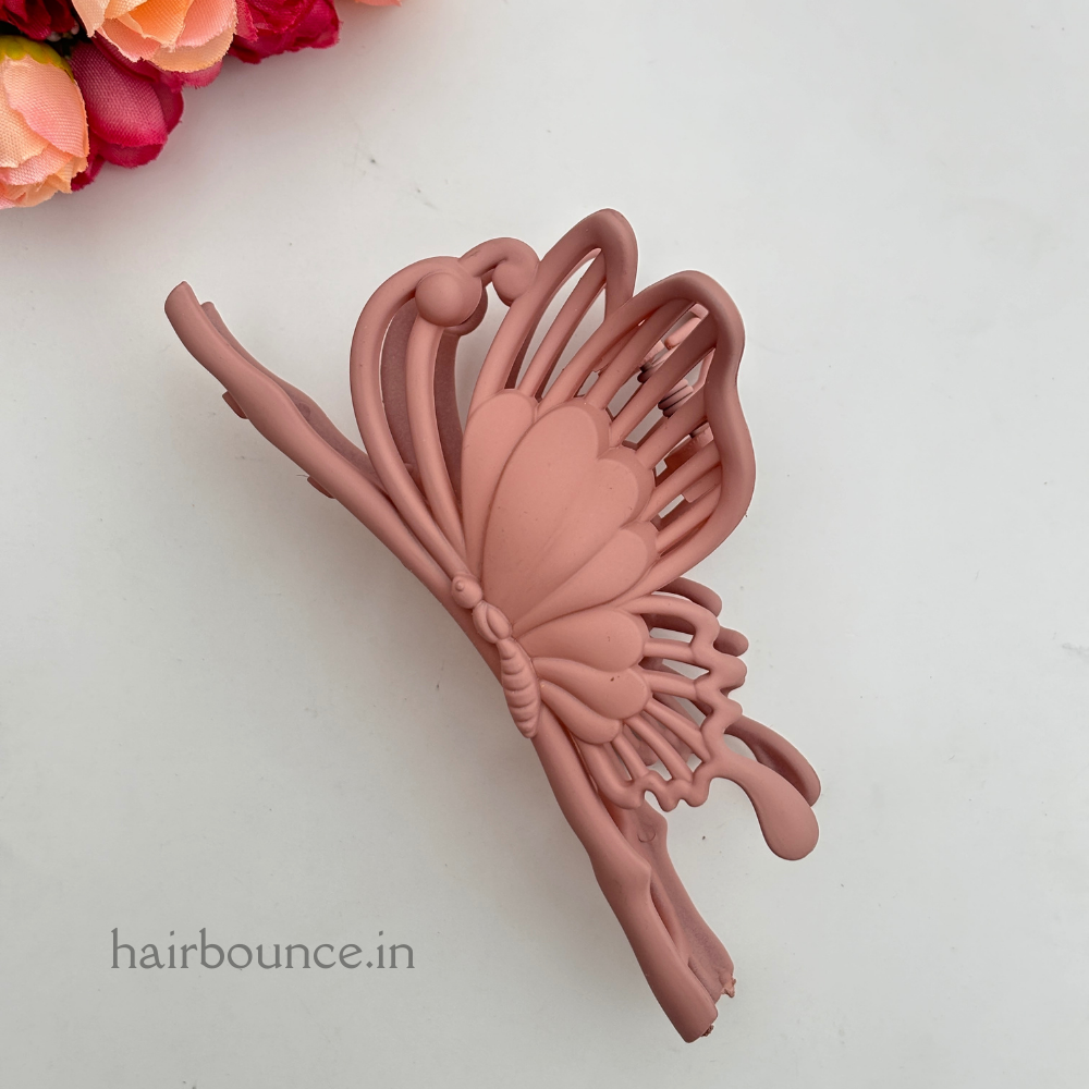 Detailed Large Butterfly Hair Claw