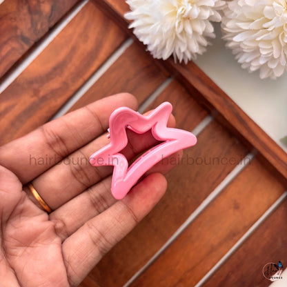 Pastel Star Hair Claw – Small