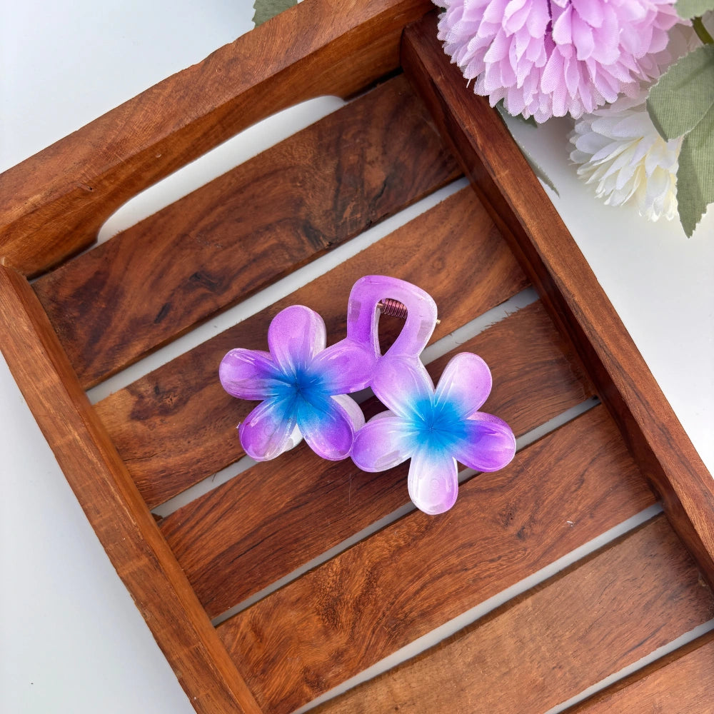 Plumeria Paradise Hair Claw - Large
