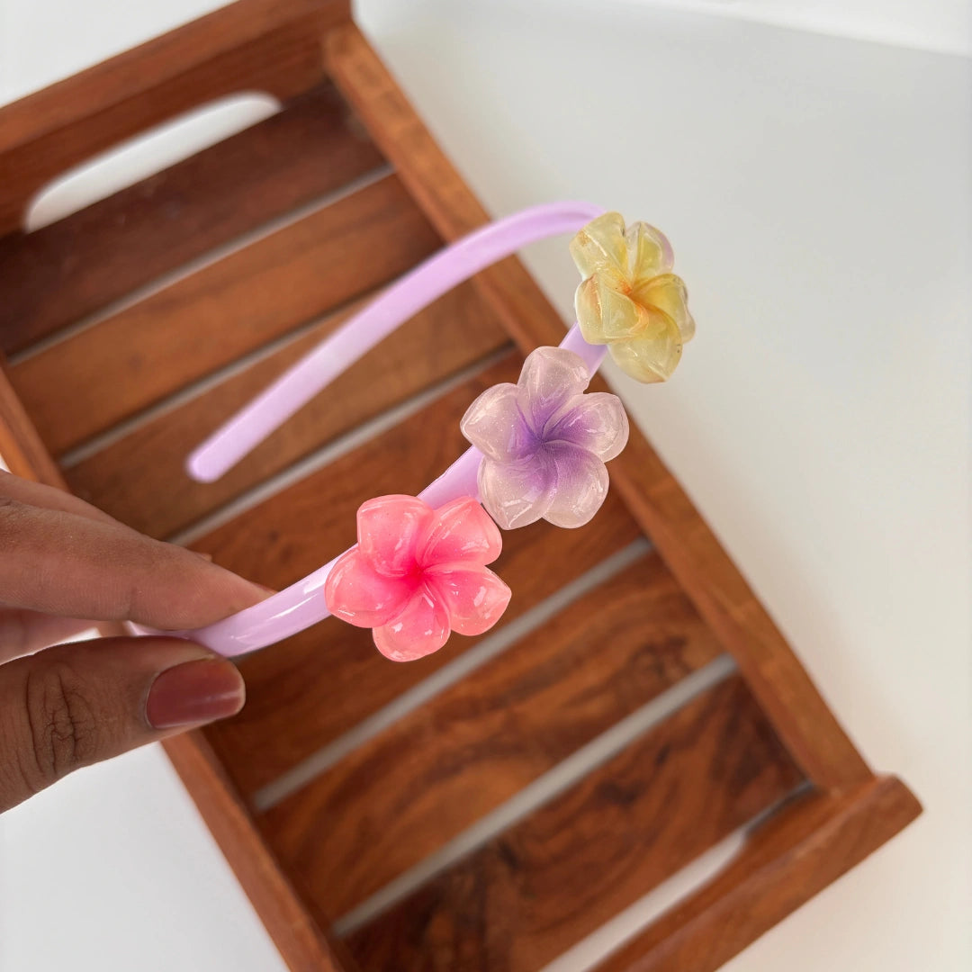 Glossy Tropical Bloom Headband
