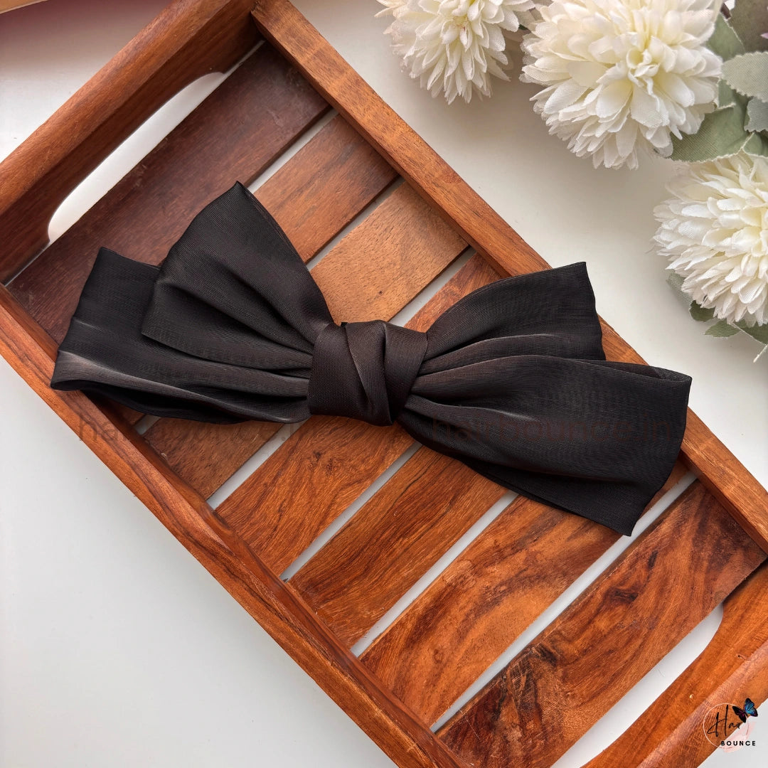 Classic Organza Bow Hair Clip