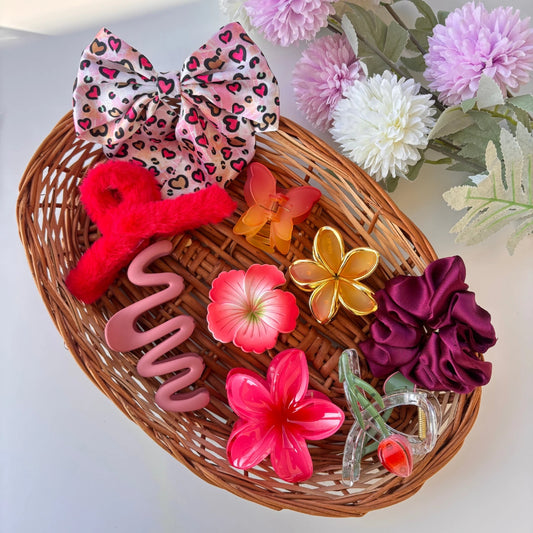 Blush Love Hair Accessory Hamper – Cute & Trendy Mix