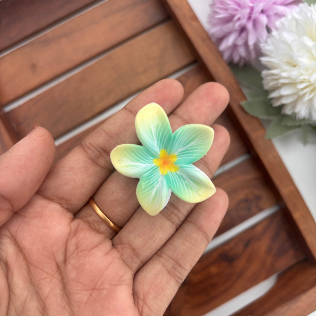 Tropical Blossom Hair Claw - Small