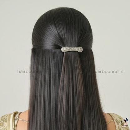 Antique Floral Curve Hair Clip