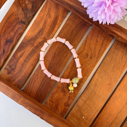 Charm Bloom Bead Bracelet