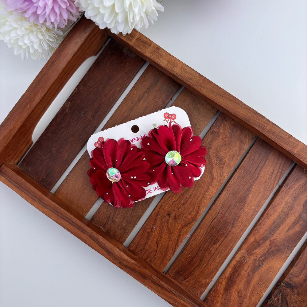 Twin Bloom Alligator Clips