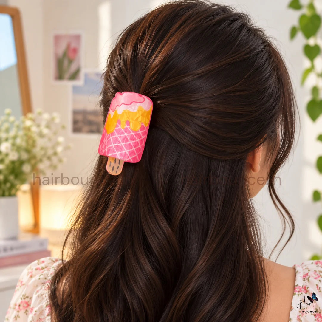 Fruity Ice Candy Hair Claw – Large