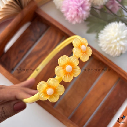 Daisy Pearl Floral Headband