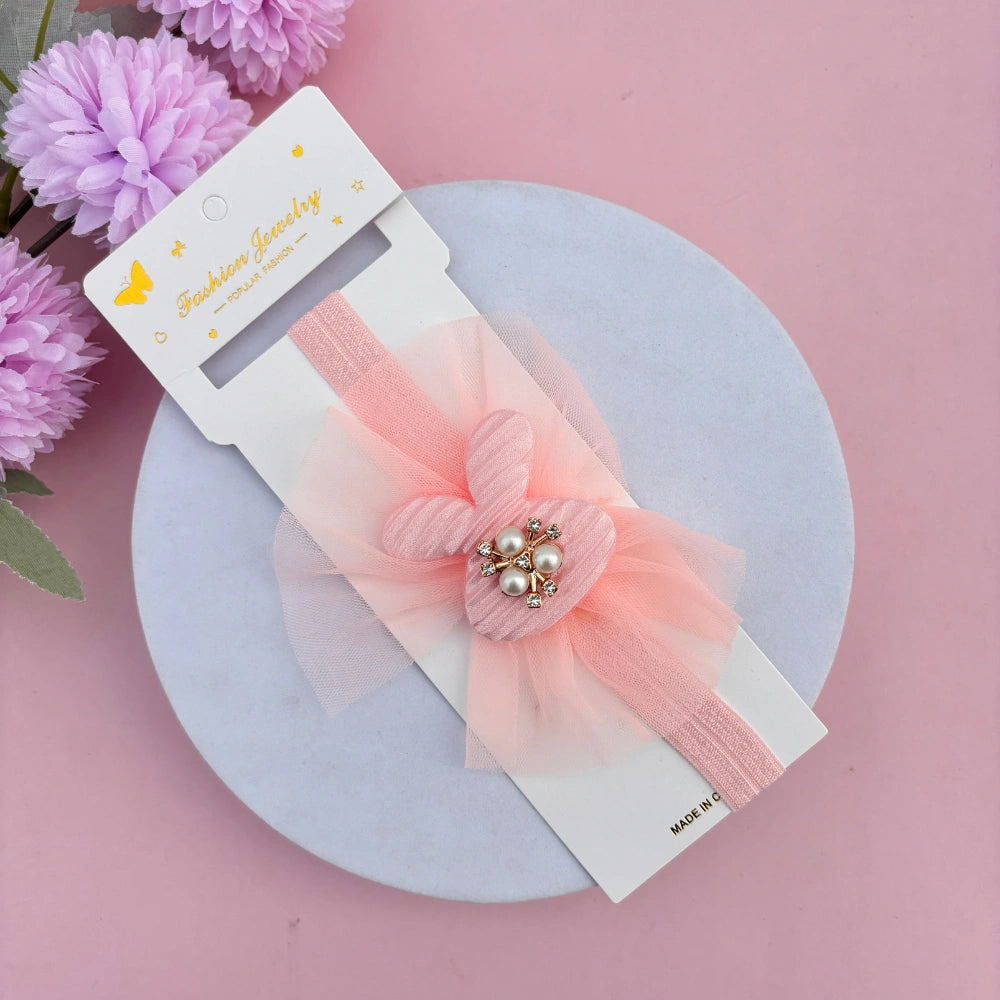 Pearl Bunny Bliss New Born Headband