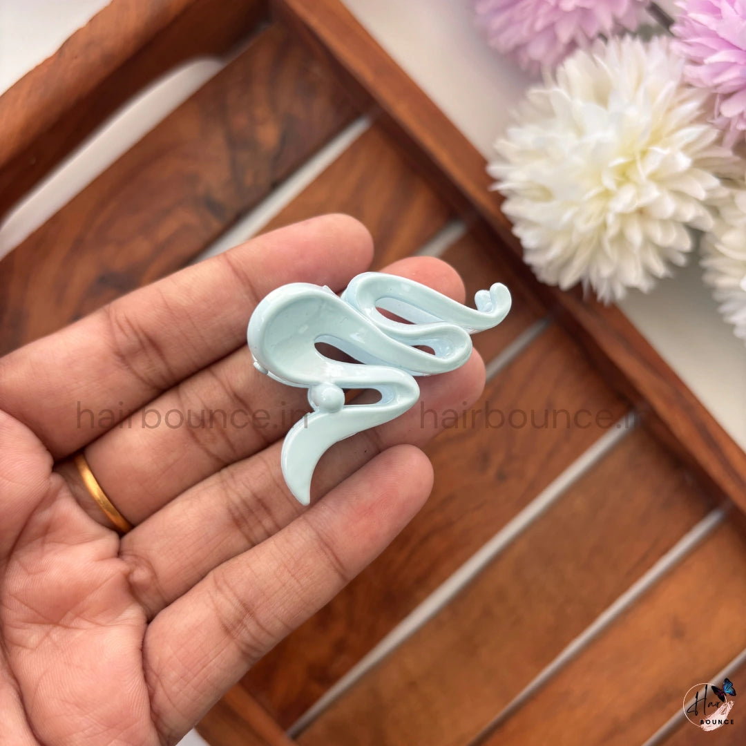 Swan Curve Hair Claw – Small
