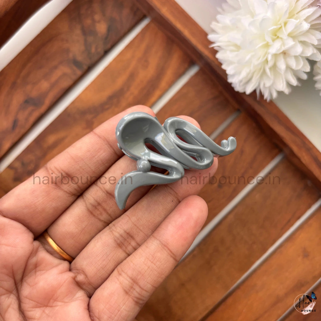 Swan Curve Hair Claw – Small