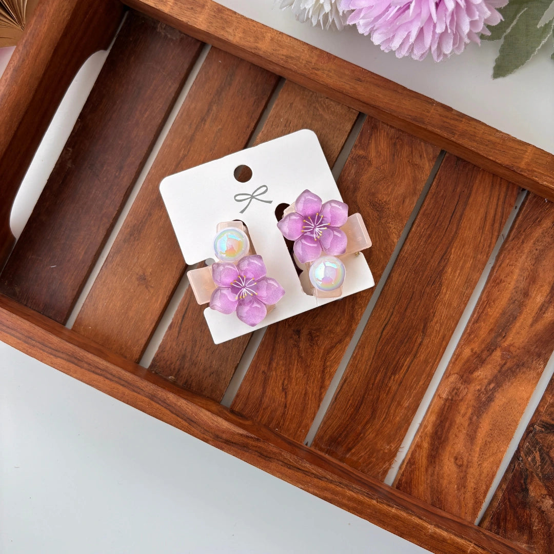 Dreamy Bloom Hair Claw – Pack of 2