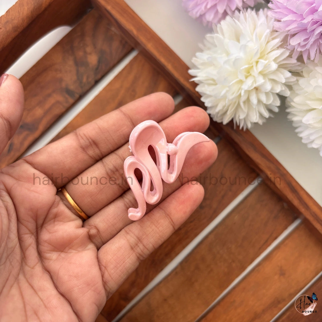 Swan Curve Hair Claw – Small