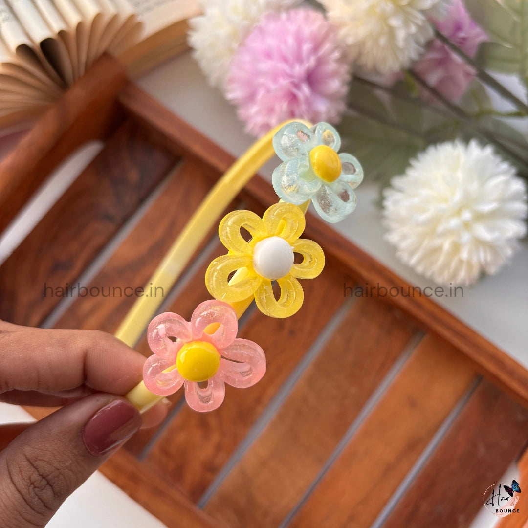 Loop Petal Jelly Flower Headband