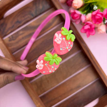 Green Cherry Hand Headband
