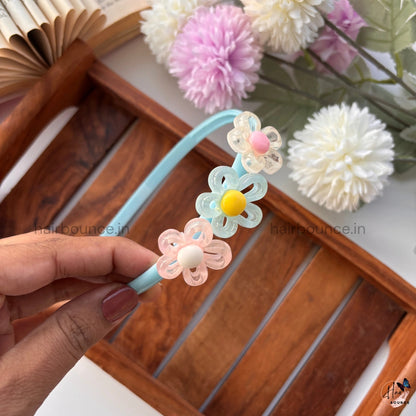 Loop Petal Jelly Flower Headband