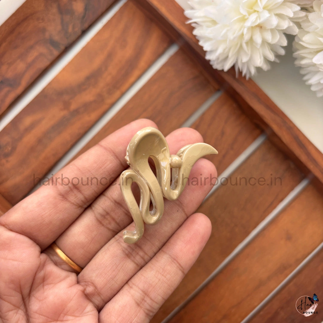 Swan Curve Hair Claw – Small