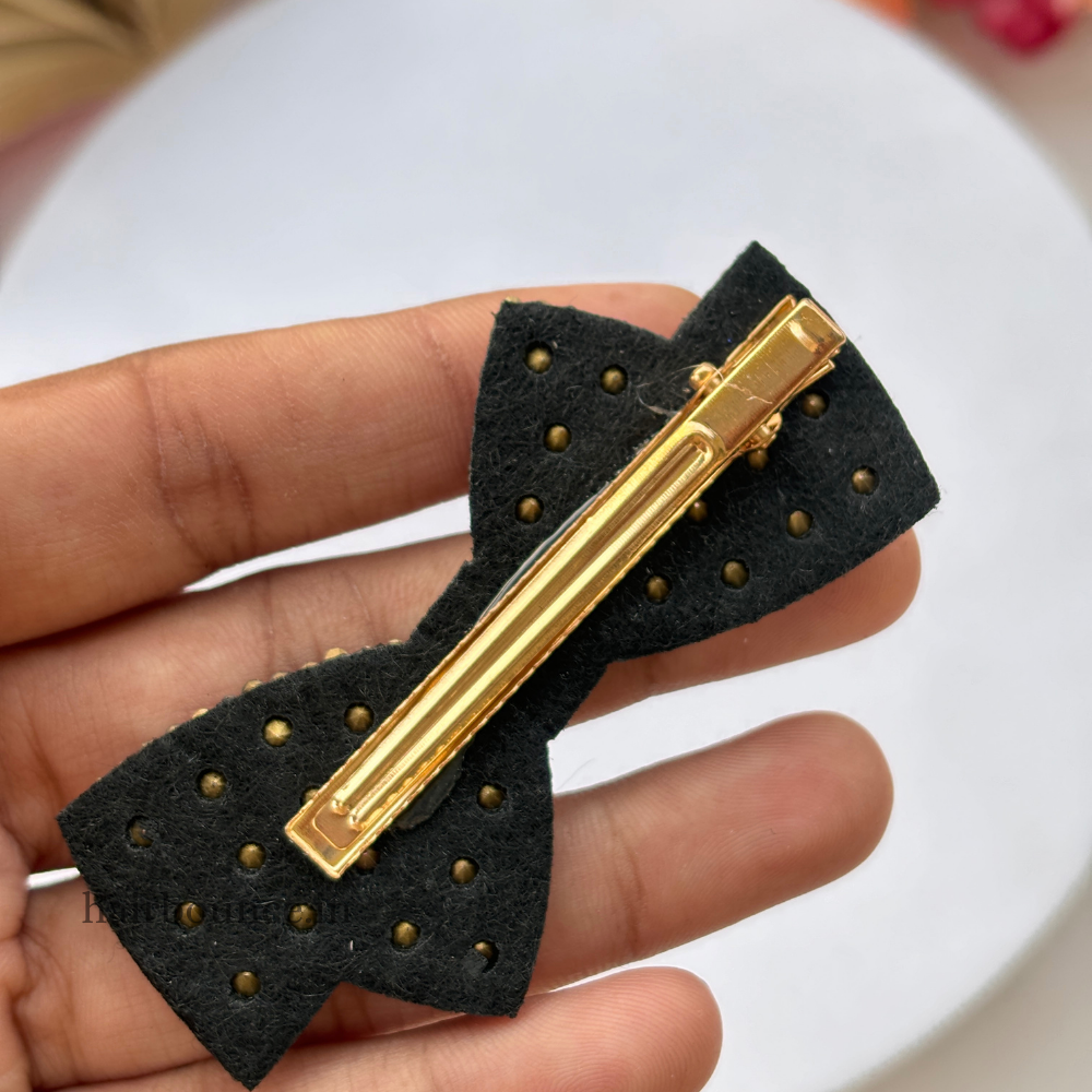 Bow Stone Alligator Clip