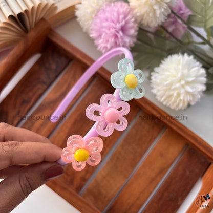 Loop Petal Jelly Flower Headband