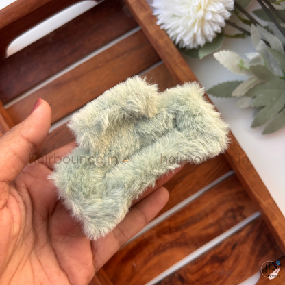 Colourful Rectangle Fur Claw - Large