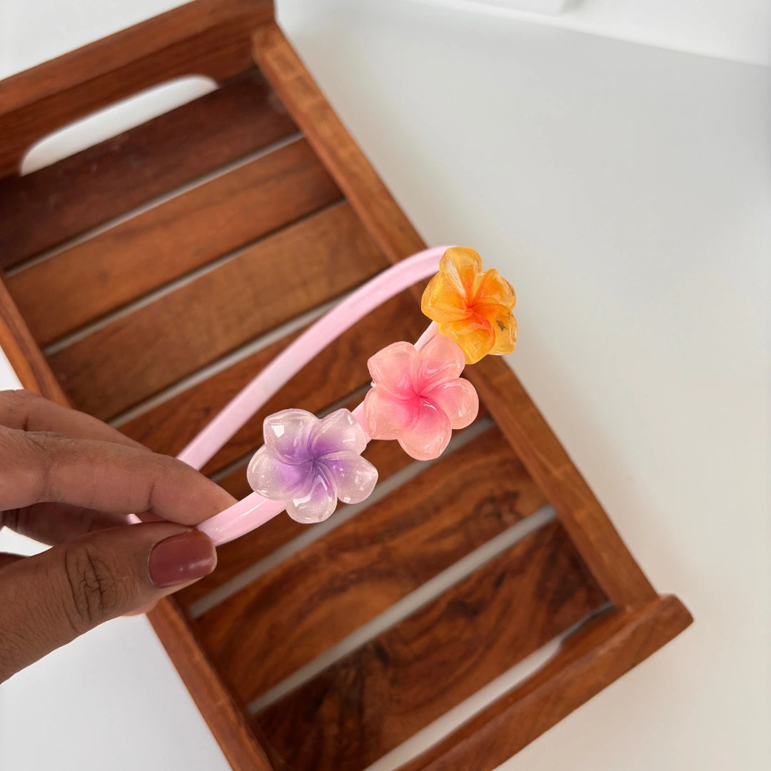 Glossy Tropical Bloom Headband