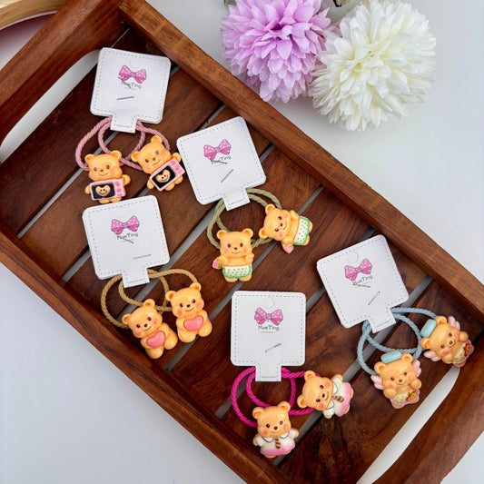Teddy Bear Hair Tie