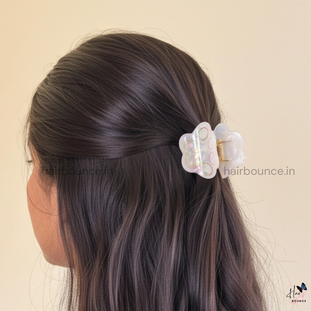 Paw Print Hair Claw - Medium