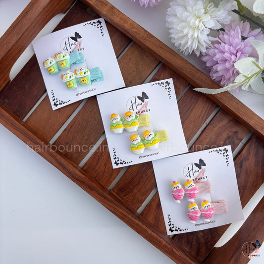 Sweet Dessert Kids Alligator Clips – Pack of 2