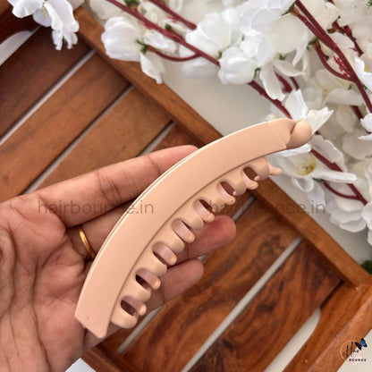 Matte Finish Banana Hair Clip – Large