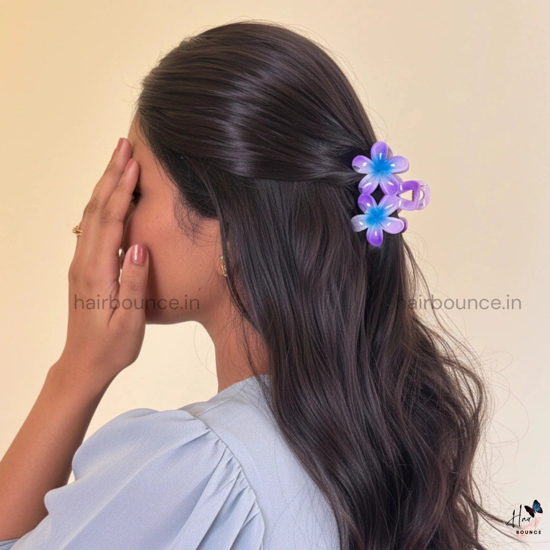 Plumeria Paradise Hair Claw - Large