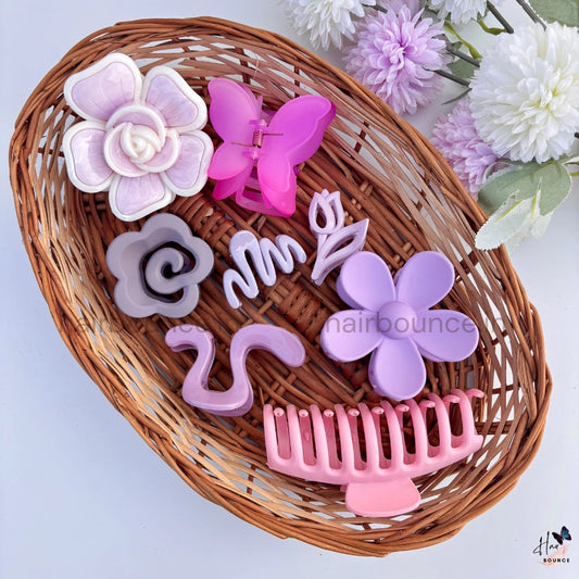 Lavender Blossom Hair Accessory Hamper
