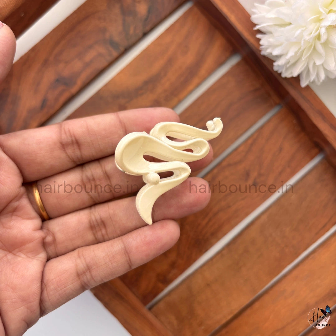 Swan Curve Hair Claw – Small