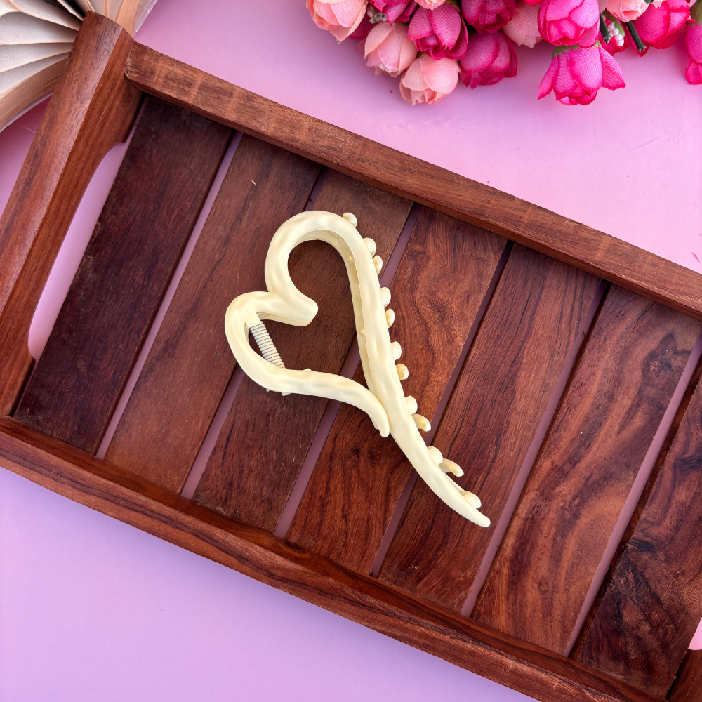 Heart Hair Claw - Large
