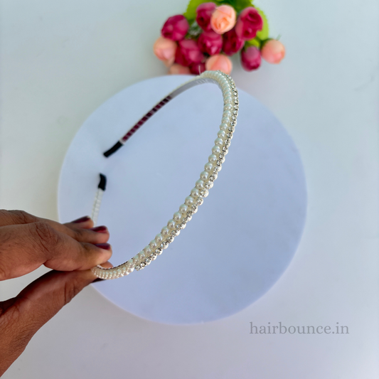 Cute Pearl Stone Headband