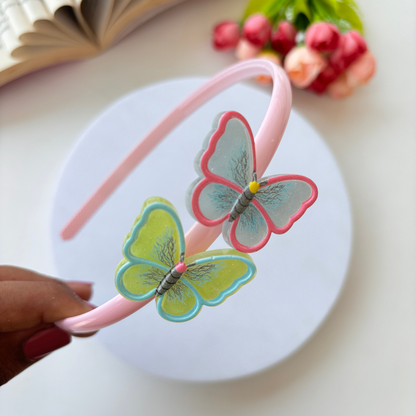 Colourful Plastic Butterfly Headband