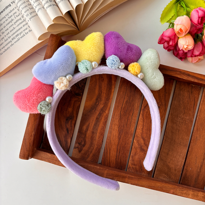 Spongy Heart Headband