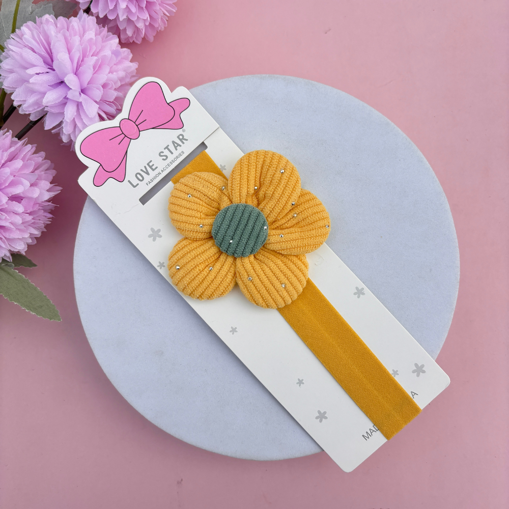 Flora Bow New Born HeadBand
