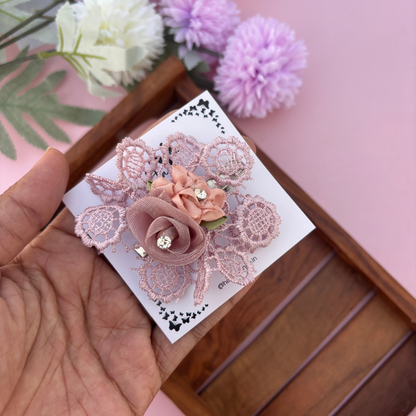 Rosy Snap Alligator Clip