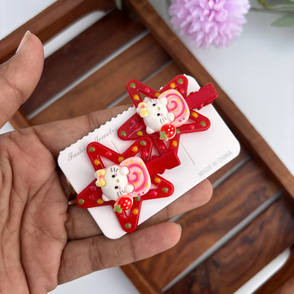 Star Kitty Alligator Clip